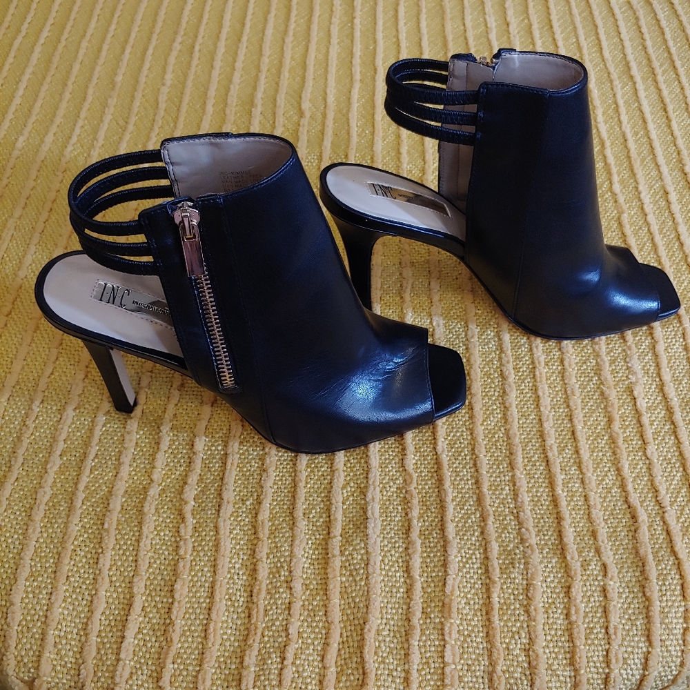 INC International Concepts Kimmee Peep Toe Bootie